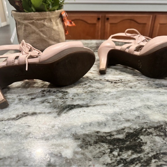 Clarks Women's Soft Cushion Adriel Elania Lace-Up Sandals - Picture 3 of 4